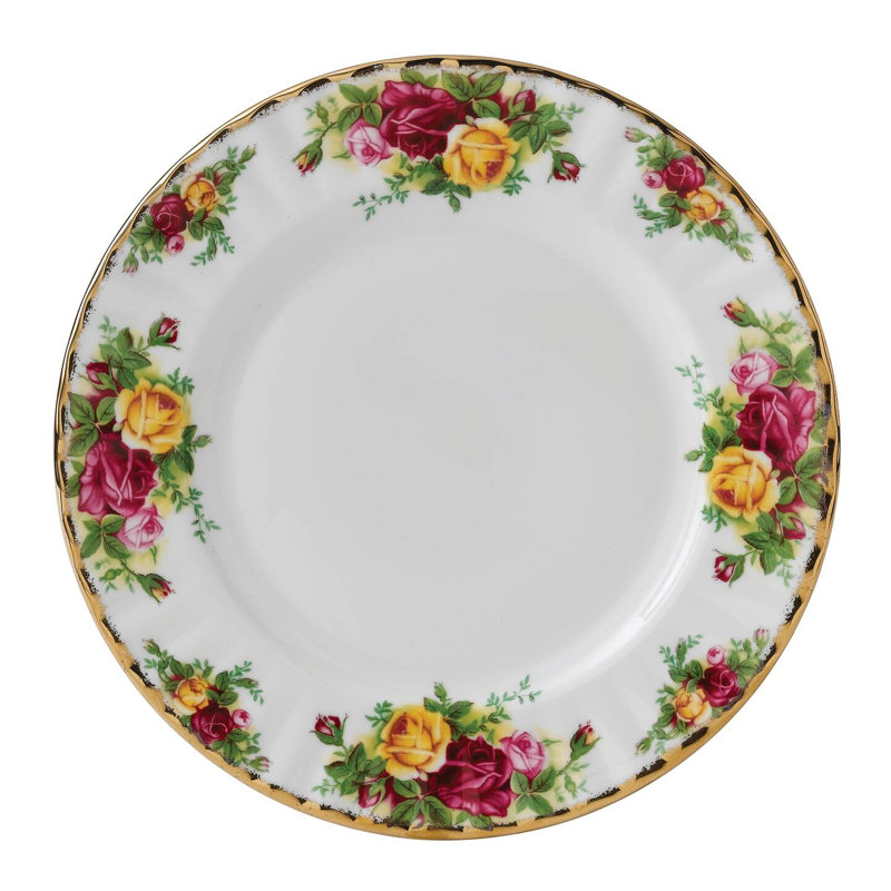  Old Country Roses 皿 4枚　20㎝ Royal Albert Old Country Roses 20 Piece Bone China Dinnerware Set